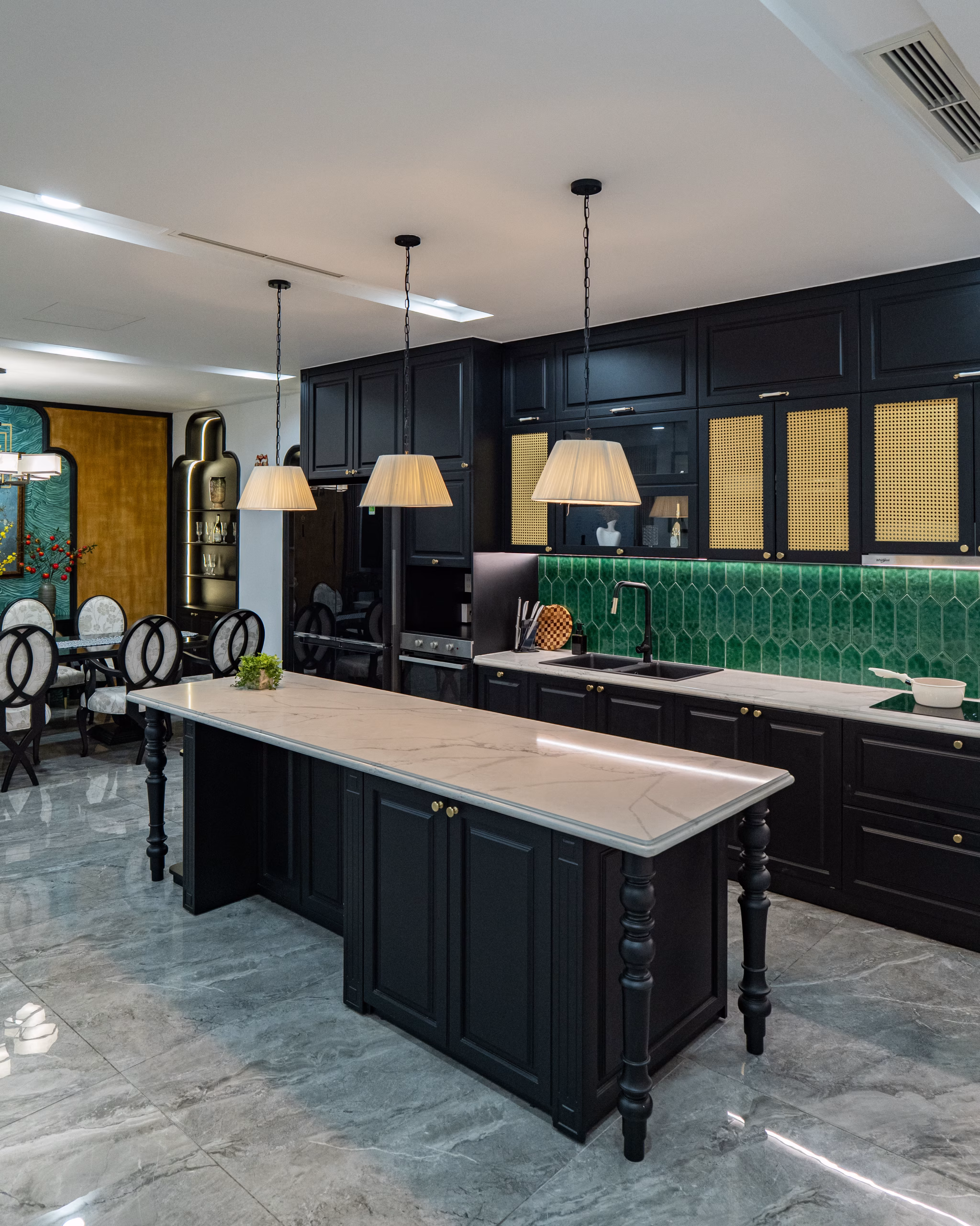 Toàn cảnh Studio bếp Indochine Vạn Phúc City